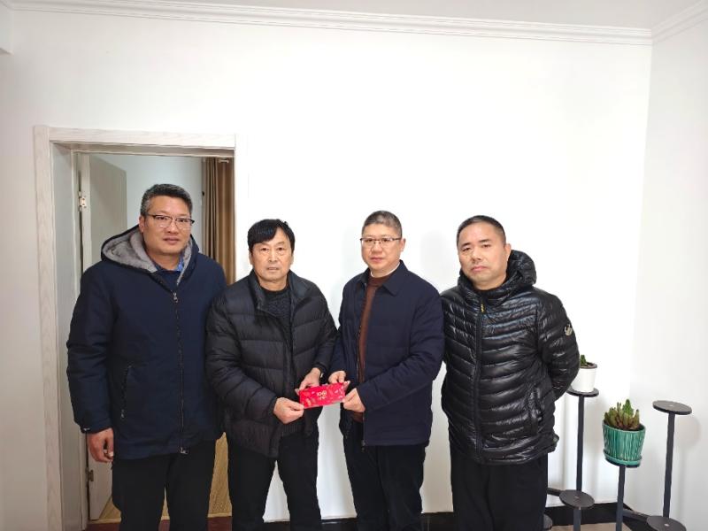 新春送暖，慰问传情——民盟金坛开放大学支部开展新春慰问老盟员活动